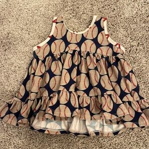 Made by Molly small shop Baseball top